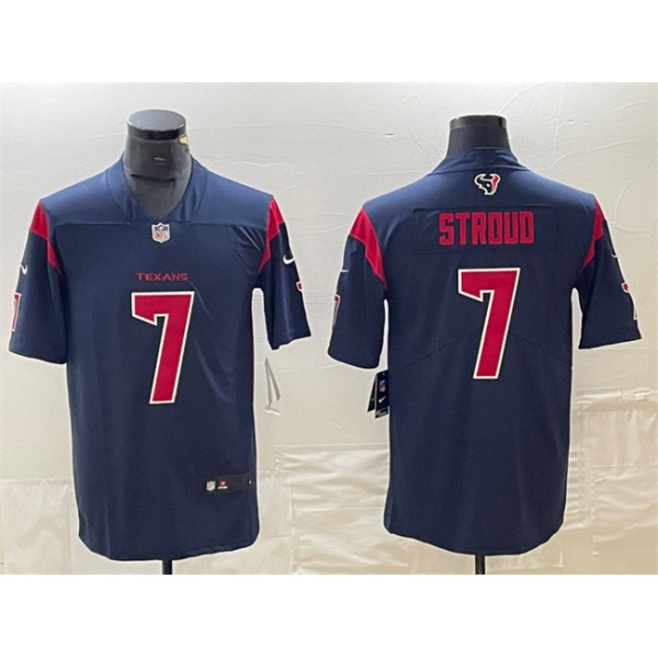 Houston Texans #7 C.J. Stroud Navy Color Rush Vapor Untouchable Stitched Jersey