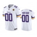 Minnesota Vikings Custom White 2023 F.U.S.E. With John Madden Patch Vapor Limited Stitched Jersey