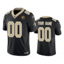 New Orleans Saints Custom Black 2023 F.U.S.E. With John Madden Patch Vapor Limited Stitched Jersey