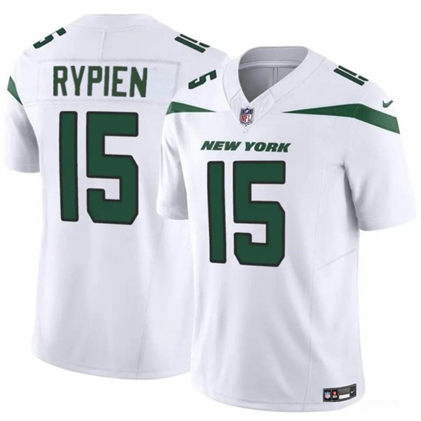 New York Jets #15 Brett Rypien 2023 F.U.S.E. White Vapor Untouchable Limited Stitched Jersey