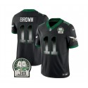 Philadelphia Eagles #11 A. J. Brown Black 2023 F.U.S.E. Throwback Vapor Untouchable Limited Stitched Jersey