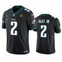 Philadelphia Eagles #2 Darius Slay JR Black 2023 F.U.S.E. With 2-Star C Patch And John Madden Patch Vapor Limited Stitched Jersey