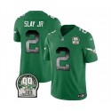 Philadelphia Eagles #2 Darius Slay JR Green 2023 F.U.S.E. Throwback Vapor Untouchable Limited Stitched Jersey