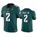 Philadelphia Eagles #2 Darius Slay JR Green 2023 F.U.S.E. With 2-Star C Patch And John Madden Patch Vapor Limited Stitched Jersey