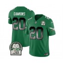 Philadelphia Eagles #20 Brian Dawkins Green 2023 F.U.S.E. Throwback Vapor Untouchable Limited Stitched Jersey