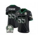 Philadelphia Eagles #55 Brandon Graham Black 2023 F.U.S.E. With 4-Star C Patch Throwback Vapor Untouchable Limited Stitched Jersey