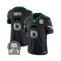 Philadelphia Eagles #6 DeVonta Smith Black 2023 F.U.S.E. Throwback Vapor Untouchable Limited Stitched Jersey