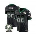 Philadelphia Eagles #62 Jason Kelce Black 2023 F.U.S.E. With 4-Star C Patch Throwback Vapor Untouchable Limited Stitched Jersey