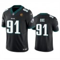 Philadelphia Eagles #91 Fletcher Cox Black 2023 F.U.S.E. With John Madden Patch Vapor Limited Stitched Jersey