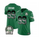 Philadelphia Eagles #99 Jerome Brown Green 2023 F.U.S.E. Throwback Vapor Untouchable Limited Stitched Jersey