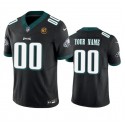 Philadelphia Eagles Custom Black 2023 F.U.S.E. With John Madden Patch Vapor Limited Stitched Jersey