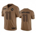 Seattle Seahawks #11 Jaxon Smith-Njigba 2023 Brown Salute To Service Limited Stitched Jersey