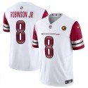 Washington Commanders #8 Brian Robinson Jr. White 2023 F.U.S.E. With John Madden Patch Vapor Limited Stitched Jersey