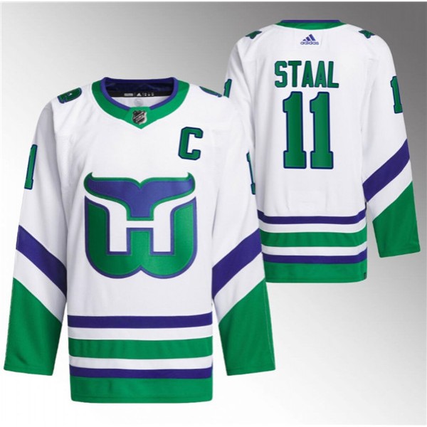 Carolina Hurricanes #11 Jordan Staal White 2023 24 Stitched Jersey