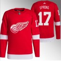 Detroit Red Wings #17 Daniel Sprong Red Stitched Jersey