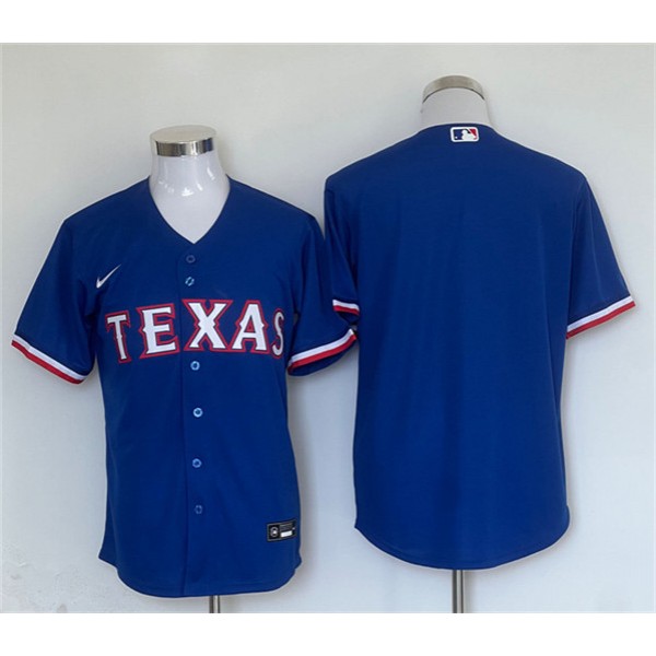 Texas Rangers Blank Royal Cool Base Stitched Jersey