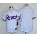 Texas Rangers Blank White Cool Base Stitched Jersey