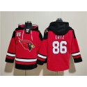 Arizona Cardinals #86 Zach Ertz Red Ageless Must-Have Lace-Up Pullover Hoodie