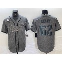 Philadelphia Eagles #62 Jason Kelce Gray With 3-Star C Patch Cool Base Stitched Jersey
