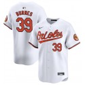 Baltimore Orioles #39 Corbin Burnes White 2024 Home Limited Cool Base Stitched Jersey