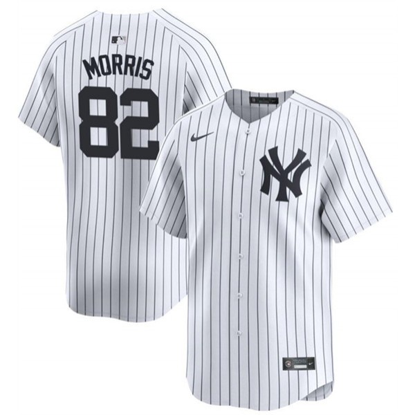 New York Yankees #82 Cody Morris White 2024 Home Limited Cool Base Stitched Jersey