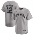 New York Yankees #12 Trent Grisham Gray 2024 Away Limited Cool Base Stitched Jersey