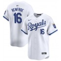 Kansas City Royals #16 Hunter Renfroe White 2024 Home Limited Cool Base Stitched Jersey