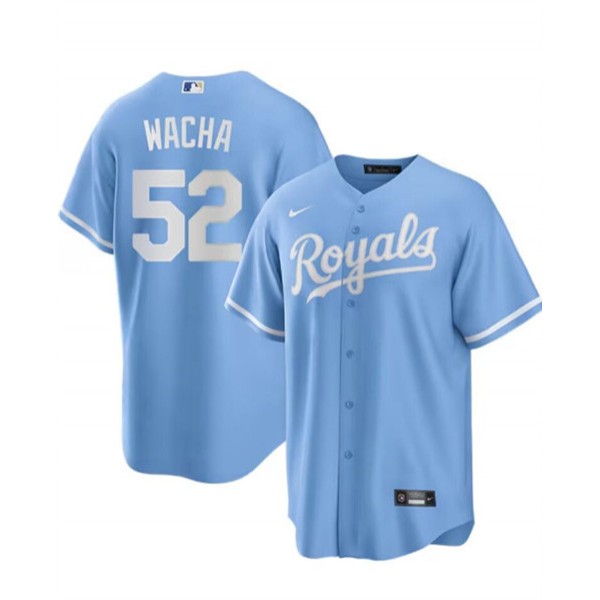 Kansas City Royals #52 Michael Wacha Light Blue Limited Cool Base Stitched Jersey