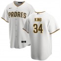 San Diego Padres #34 Michael King White Cool Base Stitched Jersey