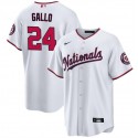 Washington Nationals #24 Joey Gallo White Cool Base Stitched Jersey