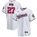Washington Nationals #27 Jake Irvin White Cool Base Stitched Jersey