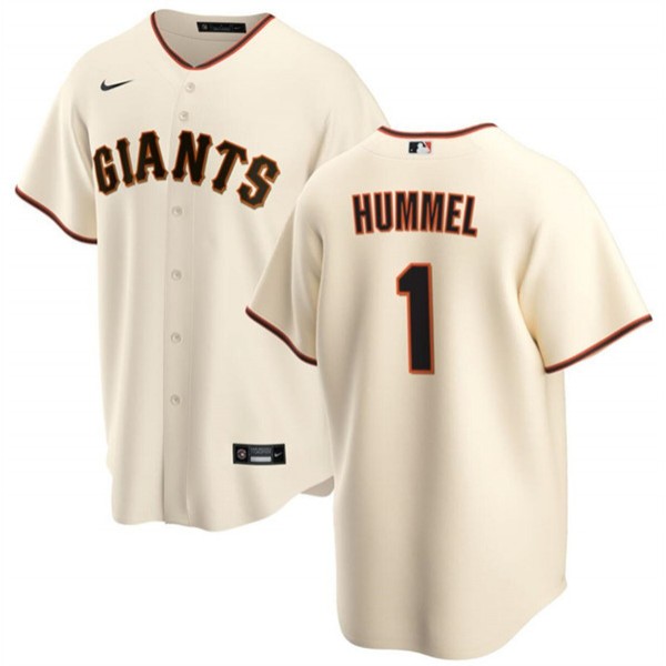 San Francisco Giants #1 Cooper Hummel Cream Cool Base Stitched Jersey