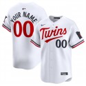 Minnesota Twins Custom White 2024 Home Limited Cool Base Stitched Jersey