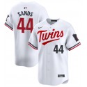 Minnesota Twins #44 Cole Sands White 2024 Home Limited Cool Base Stitched Jersey