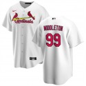 St. Louis Cardinals #99 Keynan Middleton White Cool Base Stitched Jersey