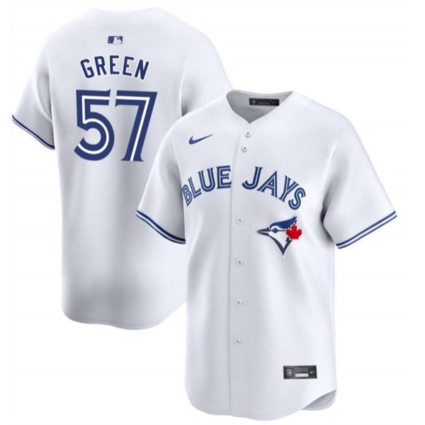 Toronto Blue Jays #57 Chad Green White Cool Base Stitched Jersey
