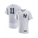 New York Yankees #11 Anthony Volpe White Flex Base Stitched Jersey