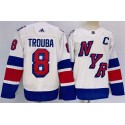 New York Rangers #8 Jacob Trouba White 2023-2024 Stadium Series Stitched Jersey