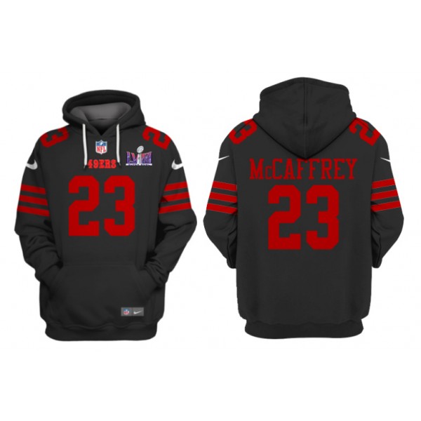 San Francisco 49ers Custom Black Super Bowl LVIII Alternate Pullover Hoodie