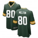 Green Bay Packers #80 Bo Melton Green Stitched Game Jersey