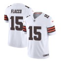 Cleveland Browns #15 Joe Flacco White 2023 F.U.S.E. Vapor Limited Stitched Jersey