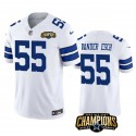 Dallas Cowboys #55 Leighton Vander Esch White 2023 F.U.S.E. NFC East Champions Patch Stitched Jersey