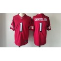 San Francisco 49ers #1 Deebo Samuel New Red Vapor Untouchable Limited Stitched Jersey