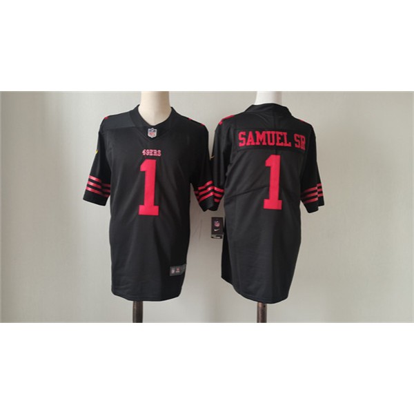 San Francisco 49ers #1 Deebo Samuel Black Vapor Untouchable Limited Stitched Jersey