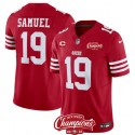 San Francisco 49ers #19 Deebo Samuel Red 2023 F.U.S.E. With 1-Star C Ptach And NFC West Champions Patch Stitched Jersey