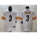 Pittsburgh Steelers #3 Russell Wilson White Vapor Untouchable Limited Stitched Jersey