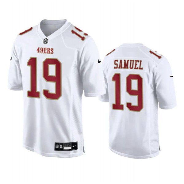 San Francisco 49ers #19 Deebo Samuel White Fashion Limited Stitched Game Jersey