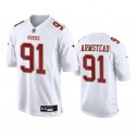 San Francisco 49ers #91 Arik Armstead White Fashion Limited Stitched Game Jersey