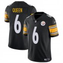Pittsburgh Steelers #6 Patrick Queen Black Vapor Untouchable Limited Stitched Jersey