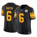 Pittsburgh Steelers #6 Patrick Queen Black 2023 F.U.S.E. Color Rush Vapor Untouchable Limited Stitched Jersey